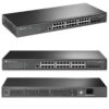 TP-Link Omada JetStream 28-port Gigabit L2+ Smart preklopnik (Switch), 24×G-LAN, 4×10G SFP+, 19" rack-mount