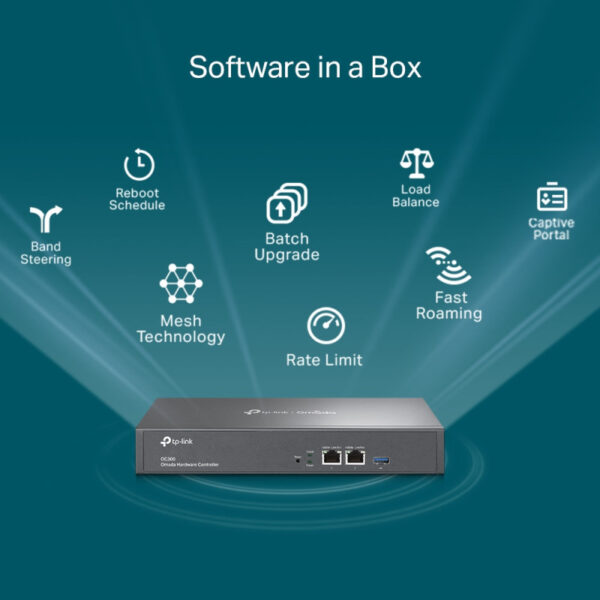 TP-Link Omada Cloud Hardware kontroler, 2×G-LAN, USB3.0×1