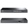 TP-Link Omada JetStream 16-port Gigabit L2+ upravljiv preklopnik (Switch), 16×10/100/1000M RJ45 ports, 2×SFP, 1U 19" rack mount
