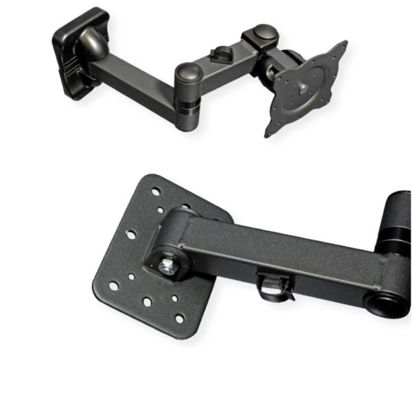 Roline zidni nosač za monitor, 5 spojeva, nosivost 25kg, crni