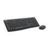 Logitech MK295 Silent bežična tipkovnica+miš, USB, tamnosiva (920-009809)