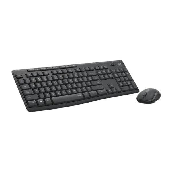 Logitech MK295 Silent bežična tipkovnica+miš, USB, tamnosiva (920-009809)