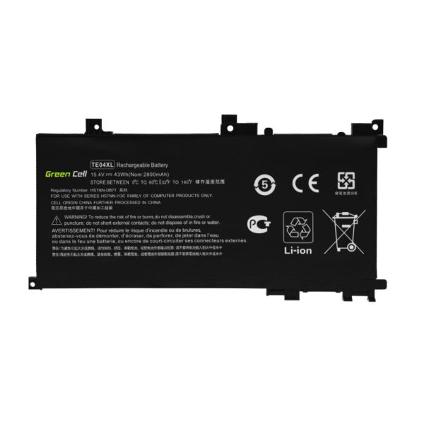 Green Cell (HP180) baterija TE04XL za HP Omen 15-AX202NW 15-AX205NW 15-AX212NW 15-AX213NW, HP Pavilion 15-BC501NW 15-BC505NW 15-BC507NW