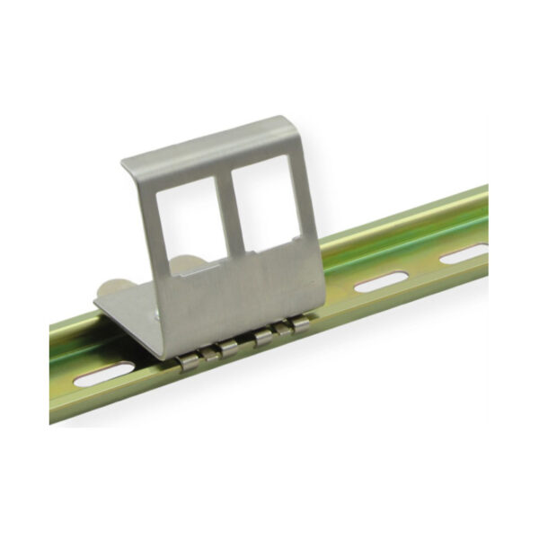 Roline VALUE DIN rail adapter (prazni) za 2 Keystone modula