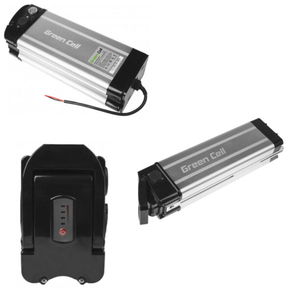 55427_02 Green Cell (EBIKE03STD) baterija za El. bicikl & punjač Silverfish 36V 14.5Ah 522Wh