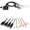 ATEN 2-port USB 4K HDMI KVM Switch sa kablovima (CS22H)