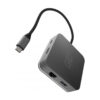 Green Cell HUB adapter 6in1 USB-C (HDMI, USB-C, 3x USB 3.0 & Ethernet) - za MacBook Pro, Dell XPS, Lenovo X1 Carbon & ostale