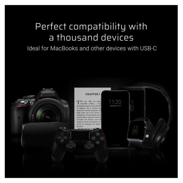 Green Cell HUB adapter 6in1 USB-C (HDMI, USB-C, 3x USB 3.0 & Ethernet) - za MacBook Pro, Dell XPS, Lenovo X1 Carbon & ostale