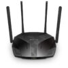 Mercusys AC1800X bežični usmjerivač (Dual-Band WiFi6 Router) 574Mbps/1201Mbps (2.4GHz/5GHz), 802.11ax/ac/a/b/g/n, 3×G-LAN, 1×G-WAN, MU-MIMO, 4×5 dBi fiksne omni-direkcione antene