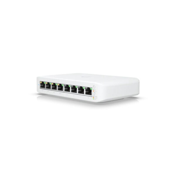 Ubiquiti UniFi Managed 8-port Gigabit Switch (4-port PoE+) 52W (USW-LITE-8-PoE)