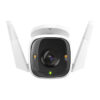 TP-Link Tapo bežična vanjska kamera 2K QHD (2560×1440), H.264 video, 4MP, RJ45, microSD do 256GB, Pan/Tilt, Day/Night, dvosmjerni audio, detekcija pokreta, vodootporna IP66, Android/iOS podrška
