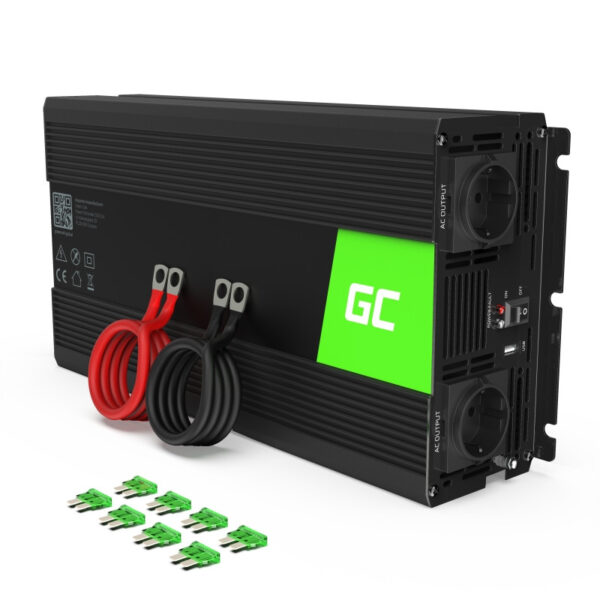 Green Cell inverter 24V na 230V 1500W/3000W Pure Sine wave