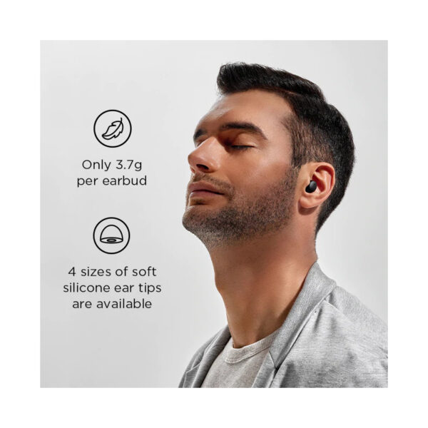 57609_04 1MORE ComfoBuds Mini TWS In-Ear bežične slušalice s mikrofonom, BT5.2, ANC, bežično punjenje, 25h, crne