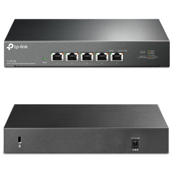 58677_01 TP-Link 5-Port Multi-gigabit 10G preklopnik (Switch), 5×10G, desktop kućište