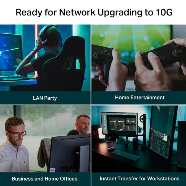 58677_03 TP-Link 5-Port Multi-gigabit 10G preklopnik (Switch), 5×10G, desktop kućište