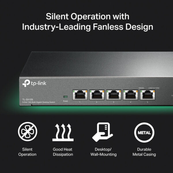 58677_04 TP-Link 5-Port Multi-gigabit 10G preklopnik (Switch), 5×10G, desktop kućište