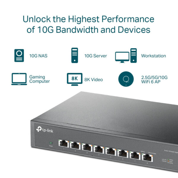 58680_02 TP-Link 8-Port Multi-gigabit 10G preklopnik (Switch), 8×10G, desktop/rackmount 13" kućište
