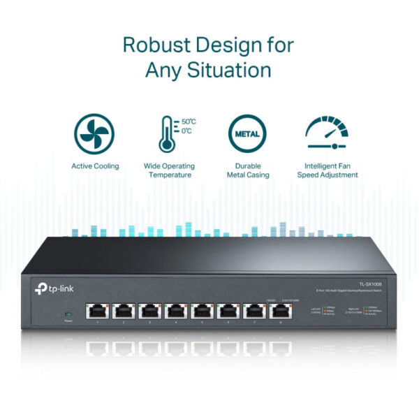 58680_04 TP-Link 8-Port Multi-gigabit 10G preklopnik (Switch), 8×10G, desktop/rackmount 13" kućište