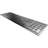 Cherry KW 9100 SLIM bežična/BT tipkovnica, AES-128 enkripcija, crna