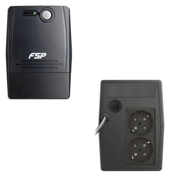 Fortron Source FP 800VA/480W, Line-interactive, 2×Schuko, 1×9Ah, 3.5min. autonomija
