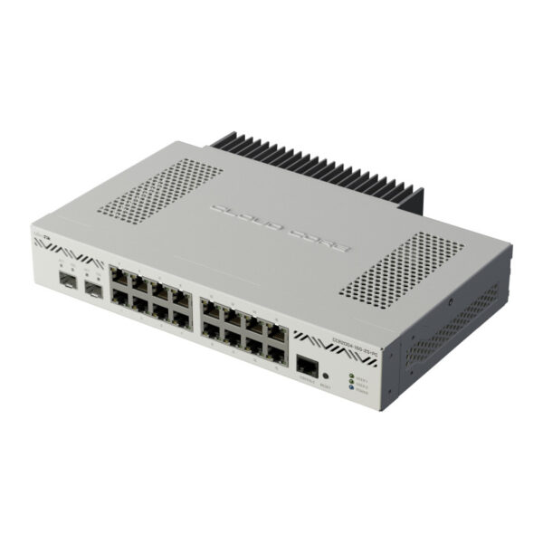 Mikrotik Cloud Core Router 2004-16G-2S+PC, Cortex A57 1.7GHz CPU, 4GB RAM, 128MB NAND,16×G-LAN, 2×SFP+, desktop kučište, PSU, rackmount, RouterOS L6