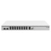 Mikrotik Cloud Router Switch 518-16XS-2XQ-RM, 750 MHz CPU, 64MB RAM, 2×100G QSFP28, 16×25G SFP28, 1×100Mbit, USB-A, RouterOS L6, 1U rackmount kućište, 2×hot-swap PSU, 4×hot-swap ventilatori