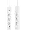 WOOX WiFi Smart multi-utičnica, 3×strujna utičnica, 2×USB-A, 2×USB-C punjač, WooxHome app, glasovna kontrola - Alexa & Google Assistant, 1.5m (R6132)