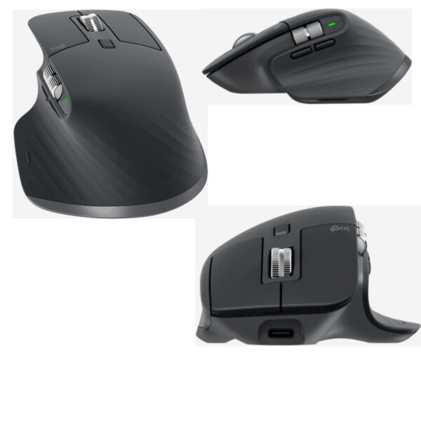 Logitech MX Master 3S Performance bežični miš, USB, Graphite (910-006559)