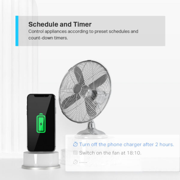 TP-Link Tapo P300 WiFi Smart multi utičnica, 3×strujna utičnica, 2×USB-A, 1×USB-C, QC3.0 18W punjač, Tapo app, Wi-Fi kontrola, Timer/Schedule postavke, Glasovna kotrola Amazon Alexa/Google Assistant