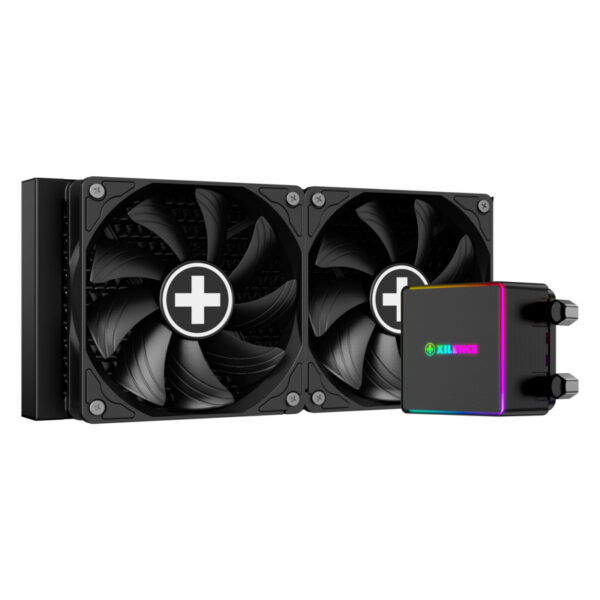 Xilence LiQuRizer LQ240PRO vodeno hlađenje za procesore Intel/AMD Multi socket, ARGB pumpa, 2×120mm ventilator