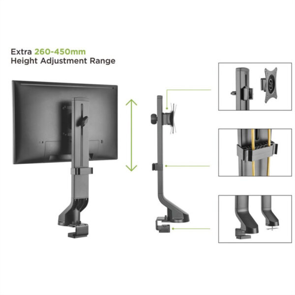 Roline VALUE stolni nosač za monitor, za sjedeći/stajaći položaj, 3 spoja