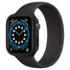 Spigen Thin Fit, zaštitna maska za Apple pametni sat, crna - Apple Watch SE 2022/6/SE/5/4 (44mm)