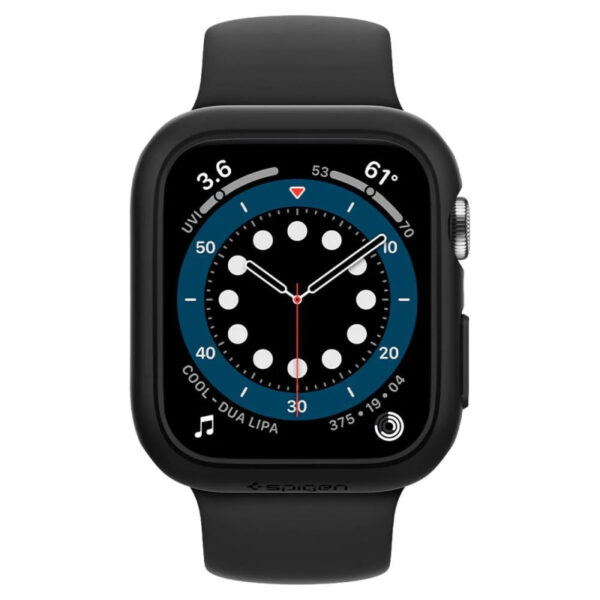 Spigen Thin Fit, zaštitna maska za Apple pametni sat, crna - Apple Watch SE 2022/6/SE/5/4 (44mm)