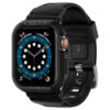 61003_01 Spigen Rugged Armor Pro, zaštitna maska s remenom za Apple pametni sat, crna - Apple Watch 8/7 (45mm)/SE 2022/6/SE/5/4 (44mm)