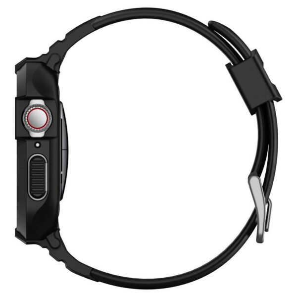 61003_03 Spigen Rugged Armor Pro, zaštitna maska s remenom za Apple pametni sat, crna - Apple Watch 8/7 (45mm)/SE 2022/6/SE/5/4 (44mm)