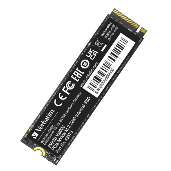 Verbatim Vi3000 256GB SSD M.2 NVMe PCIe Gen3x4