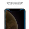 Spigen Glas.tR EZ Fit, zaštitno staklo za telefon - iPhone XR