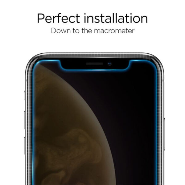Spigen Glas.tR EZ Fit, zaštitno staklo za telefon - iPhone XR