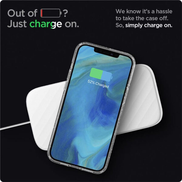 Spigen Liquid Crystal Glitter, zaštitna maska za telefon, prozirna clear-iPhone 12/Pro