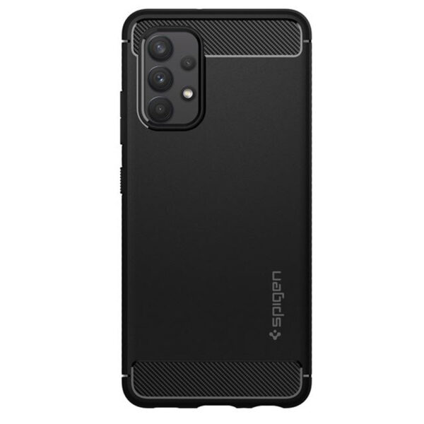 Spigen Rugged Armor, zaštitna maska za telefon, crna - Galaxy A32 (LTE)