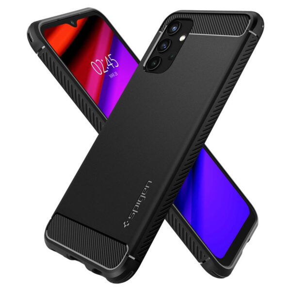 Spigen Rugged Armor, zaštitna maska za telefon, crna - Samsung Galaxy A13