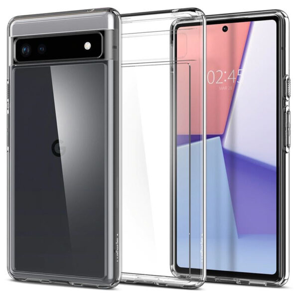 61071_01 Spigen Ultra Hybrid, zaštitna maska za telefon, prozirna - Google Pixel 6a