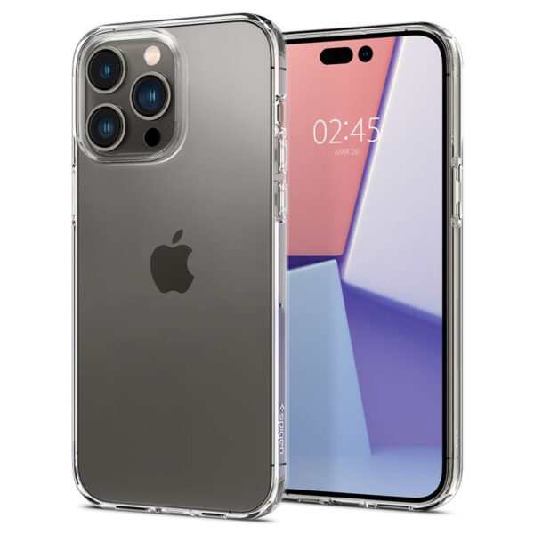 Spigen Crystal Flex, zaštitna maska za telefon, prozirna - iPhone 14 Pro