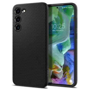 Spigen Liquid Air, zaštitna maska za telefon, crna - Samsung Galaxy S23+