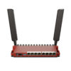 61709_01 Mikrotik L009UiGS-2HaxD-IN, 800MHz CPU, 512MB RAM, 8×G-LAN, 1×2.5G SFP, 2.4 GHz 802.11b/g/n/ax dual-chain, 4dBi 2.4GHz eksterne antene, USB, desktop kučište, PSU, RouterOS L5