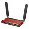 61709_03 Mikrotik L009UiGS-2HaxD-IN, 800MHz CPU, 512MB RAM, 8×G-LAN, 1×2.5G SFP, 2.4 GHz 802.11b/g/n/ax dual-chain, 4dBi 2.4GHz eksterne antene, USB, desktop kučište, PSU, RouterOS L5