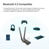 TP-Link AX1800 Archer TX20E bežični Dual-Band Wi-Fi 6 BT5.2 PCI-E adapter 574Mbps/1201Mbps (2.4GHz/5GHz), 802.11ax/ac/n/a/g/b, 2×antene