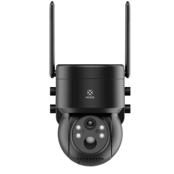 WOOX WiFi Smart vanjska kamera + solarni panel za punjenje, Full HD 1080P, PTZ,  microSD, baterija 5200mAh, IP65 vodootporna, Alexa & Google Assistant, WooxHome app (R3569)