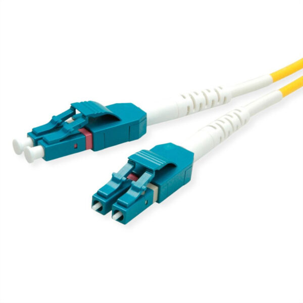 Roline optički kabel 9/125µm LC/LC singlemode Duplex, LSOH, OS2, 7.0m, žuti