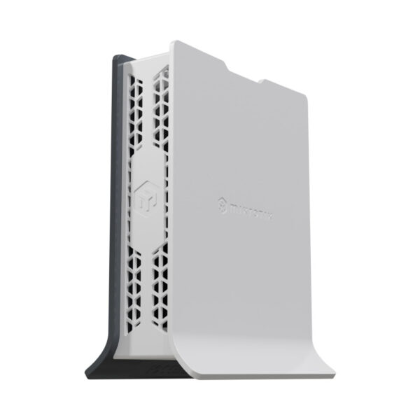 Mikrotik hAP ax Lite LTE6 kit, 800MHz CPU, 256MB RAM, 4×G-LAN, 2.4Ghz 802.11b/g/n/ax, LTE CAT6 modem, microSIM, tower kućište, PSU, antena 4.3dBi, RouterOS v7 L4